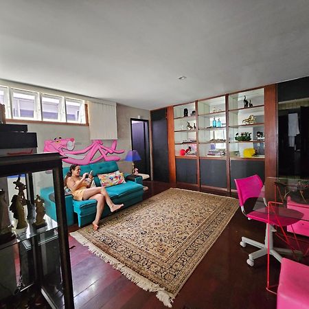 charmosa cobertura em Ipanema na quadra da praia de quarto, sala, terraço e sauna Rio de Janeiro Extérieur photo